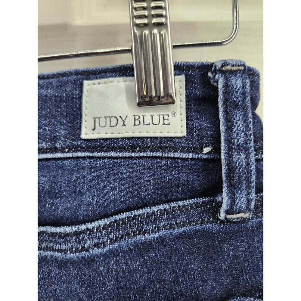 Judy Blue Jeans Women's 3/26 Blue Skinny Fit Dark Wash Denim Cotton Poly - Picture 4 of 9